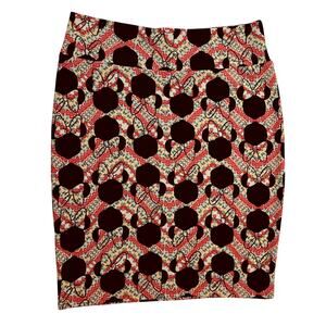 Disney LuLaRoe Minnie Mouse Profile Paisley Pencil Skirt – Size 3XL